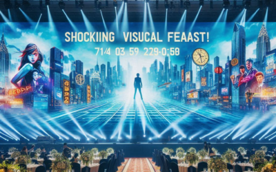 Professional audio and visual equipment rental, one-stop solution to event needs, stunning visual feast! LED screen creates a perfect event stage